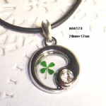 alloy lucky clover necklace AAA123